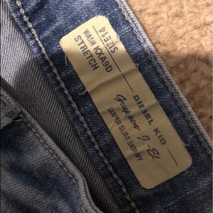 Diesel kid super skinny jeans